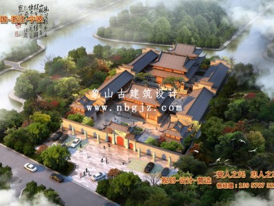 龙门天福寺重建规划效果图